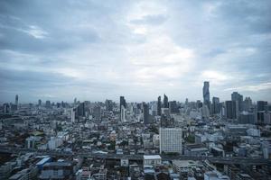 Draufsicht auf die Stadt Bangkok foto