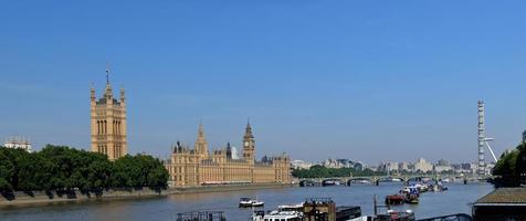 Panorama der Londoner Sehenswürdigkeiten foto