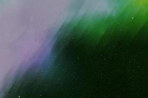 abstraktes dunkelgrünes polares Aquarell futuristisches Unschärfe-Sternenstaub-Sternmuster auf Dunkelheit. foto