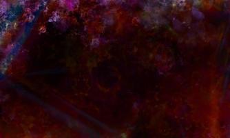 abstraktes dunkelblaues mystisches Rauchweinleseraumnebel-Aquarelluniversum-Sternenstaubmuster auf Dunkelheit. foto