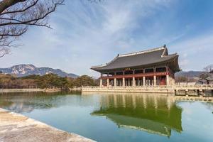 Gyeongbokgung Palast in Seoul, Südkorea foto