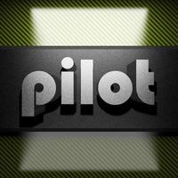 Pilotwort von Eisen auf Kohlenstoff foto