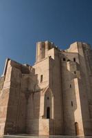 Architektur Zentralasiens. großes portal ak-saray - weißer palast von amir timur, usbekistan, shahrisabz. Antike Architektur Zentralasiens foto