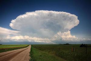 Gewitterwolken über Saskatchewan foto