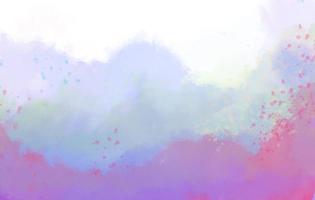 abstrakte Hintergrundtextur handgemalte Aquarell-Multicolor-Overlay romantischen Stil foto