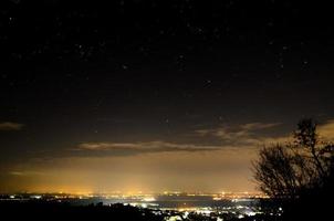 viele Lichter und viele Sterne foto