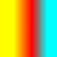 Hintergrundfarbverlauf mit gelber, roter und blauer Farbe foto