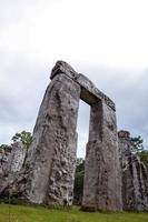 Stonehenge ein altes prähistorisches Steinmonument foto