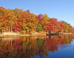 Herbstfarben im Mittleren Westen foto