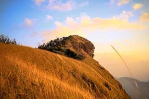 Aussichtspunkt von Doi Mon Chong, Provinz Chiang Mai, Thailand im Winter foto