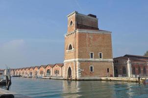 Kanalblick in Venedig foto
