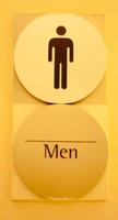 männliches toilettensymbol foto