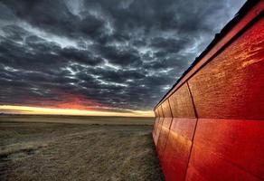 Sonnenuntergang Saskatchewan Kanada foto