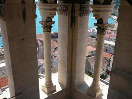 Blick auf die Stadt Split foto