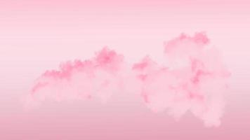 realistische rosa flauschige wolkenillustration. süßer Hintergrund für Ihre Inhalte wie Valentinstag, Hochzeit, Liebe, Paar, Romantik, Romantik, Grußkarte, Einladung, Promotion, Werbung usw.