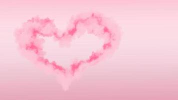 realistische rosa flauschige wolkenillustration. süßer Hintergrund für Ihre Inhalte wie Valentinstag, Hochzeit, Liebe, Paar, Romantik, Romantik, Grußkarte, Einladung, Promotion, Werbung usw.