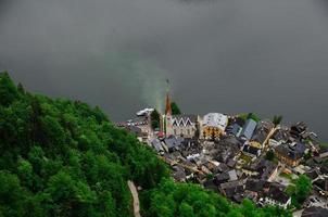 hallstatt oben im urlaub foto