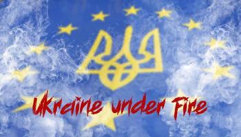 Ukraine unter Beschuss. russland gegen ukraine. Krieg zwischen Russland und der Ukraine foto