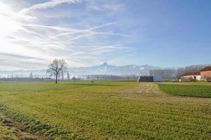 monviso-berg im piemont italien foto