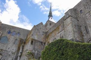 mont st michel abtei frankreich foto