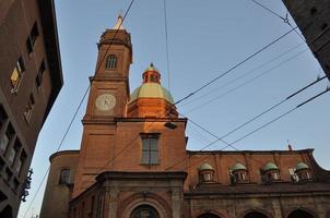 Blick auf die Stadt Bologna foto