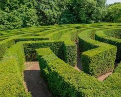Labyrinth im Botanischen Garten foto