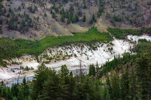 Blick auf den Yellowstone-Fluss foto