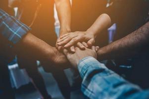 teamwork einheit waffenkonsolidierung foto