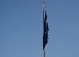 Flagge der Europäischen Union foto