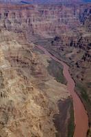 Luftaufnahme des Grand Canyon foto