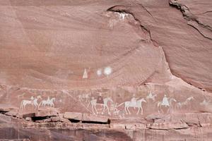 Gemälde der Navajo-Indianer foto