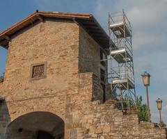 Tor zur befestigten Stadt Bergamo foto