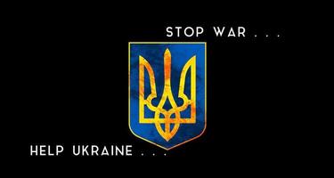 Stoppt den Krieg, helft der Ukraine. russland vs ukraine stoppen krieg, russland und ukraine kämpfen foto