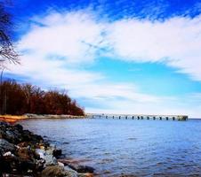 Himmel am Strand foto