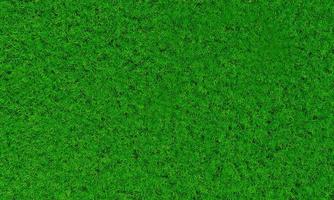 Draufsicht frischer grüner Rasen für Hintergrund, Hintergrund oder Tapete. Ebenen und Gräser in verschiedenen Größen sind sauber und ordentlich. die rasenoberfläche ist gleichmäßig glänzend und hell.3d-rendering foto
