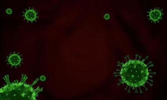 medizinische illustration der coronavirus-krankheit covid-19-infektion. china-pathogene respiratorische influenza-covid-viruszellen. Neuer offizieller Name für die Coronavirus-Krankheit namens Covid-19. 3D-Rendering. foto