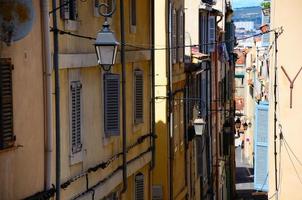 bunte altstadt in marseille foto