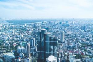 schönes stadtbild mit architektur und gebäude in bangkok thailand foto