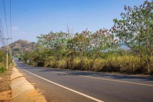 Weg zum Nationalpark Khao Yai Thailand. foto