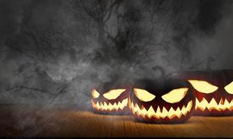 Halloween-Kürbisse Hintergrund foto