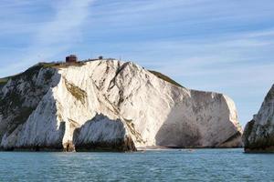 Blick auf die Nadeln Isle of Wight foto