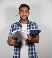 Inder mit Büchern foto