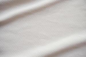 weißer sportjersey stoff textur hintergrund foto