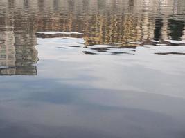 blauer Wasseroberflächenhintergrund foto