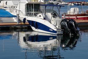 palau, sardinien, italien, 2015. marina in palau auf sardinien foto