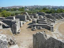 Römische Ruinen in Salona foto