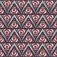 Illustration abstraktes Gekritzel zentangle Kunstkritzel moderner ethnischer Stammesstil nahtloser Musterhintergrund. Verwendung für Stoff, Innendekorationselement, Verpackung. foto