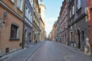 Altstadt in Warschau foto