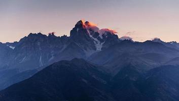 Rocky Mountains in Georgia. Europa, oberes Swanetien foto