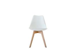 moderner Stuhl mit Beschneidungspfad auf weißem Hintergrund foto